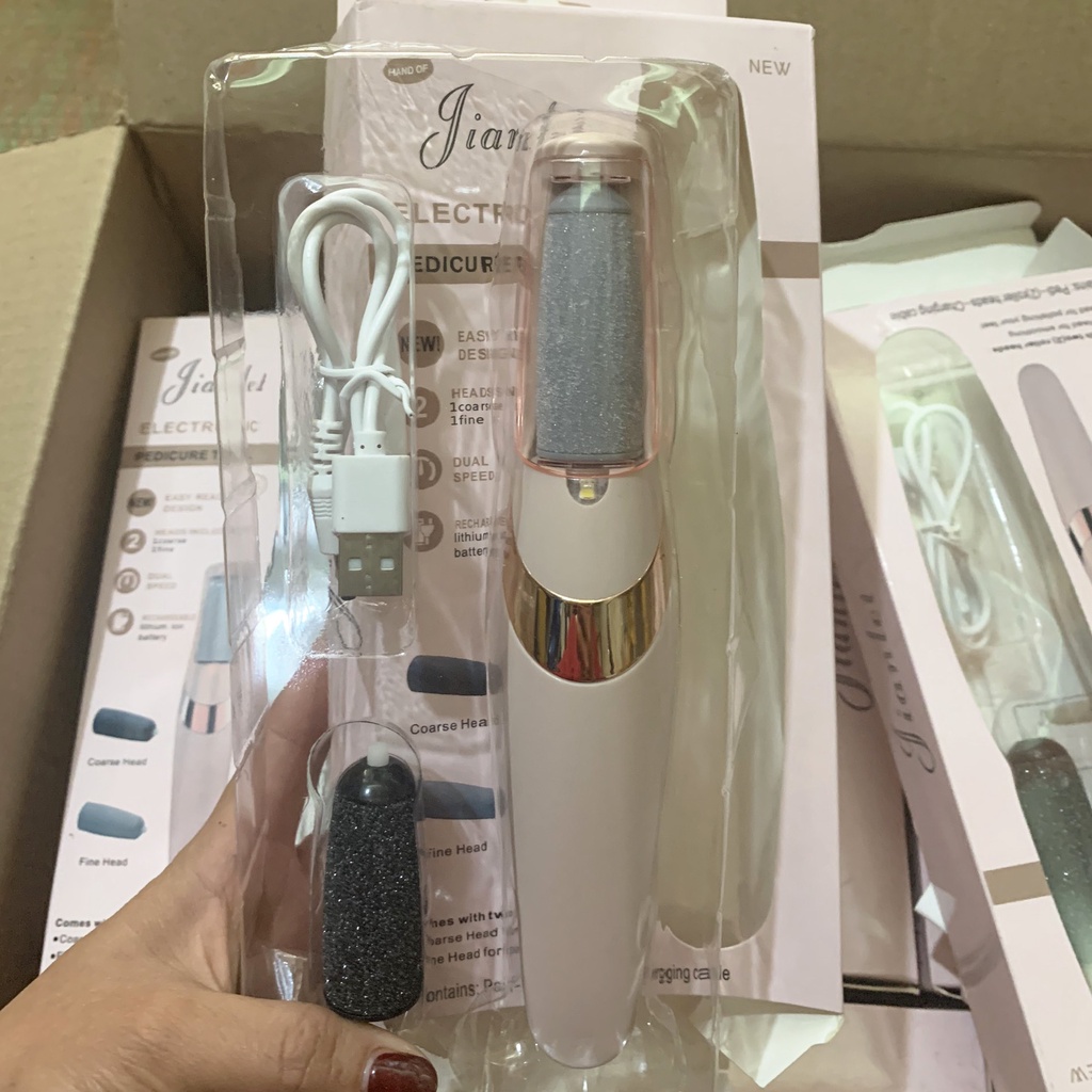 Máy Chà Gót Chân Tẩy Tế Bào Chết Tự Động Chuyên Dụng Cho Tiệm Nail, Cá Nhân Tại Nhà