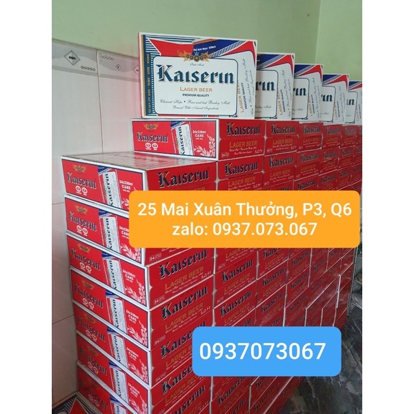 Bia Đức Kaiserin thùng 24 lon, Hsd: t7/2024