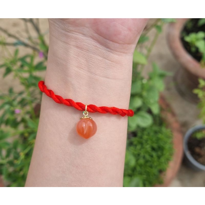 Charm quả đào mã não