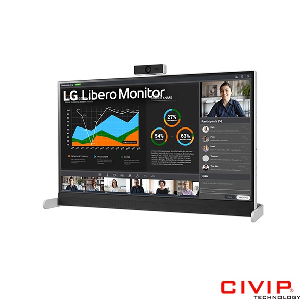 Màn hình LCD LG Libero 27 inch 27BQ70QC-S 2K IPS Webcam FullHD - Hàng chính hãng | BigBuy360 - bigbuy360.vn