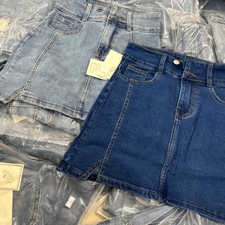 CHÂN VÁY BÒ XẺ DÁNG A