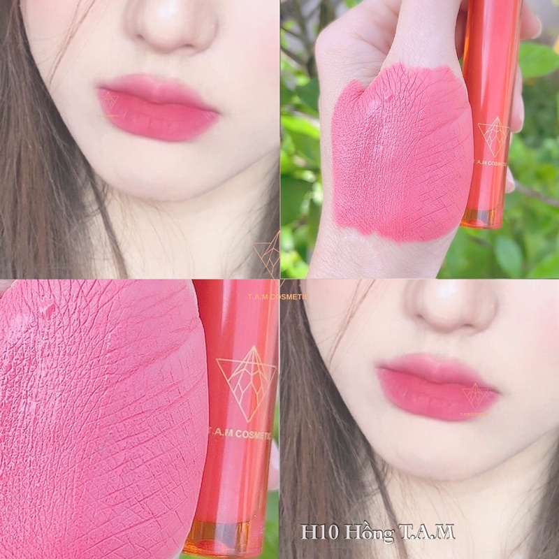 Top màu son trend velvet tint 상류층 T.A.M siêu kháng nước lâu trôi cho môi Khô