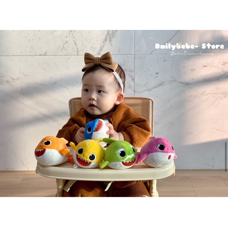 BỘ 5 THÚ NHỒI BÔNG BABY SHARK