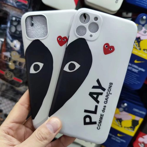 Ốp Điện Thoại Họa Tiết Comme des Garcons CDG Play Cho iPhone 15 14 13 12 11 Pro Max X XS XR Plus