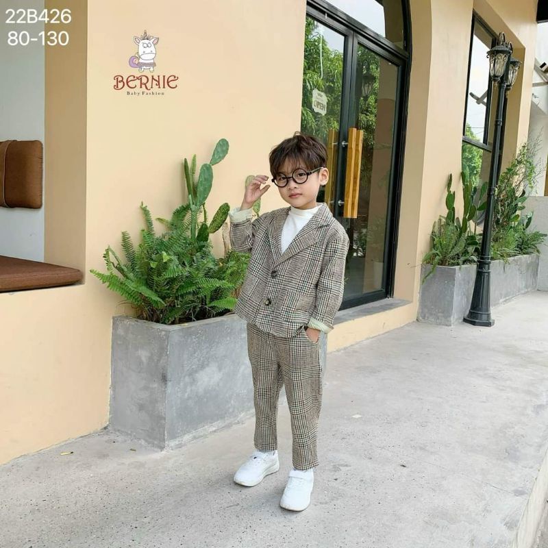 Set vest dạ nhà BERNIE chất dày dặn mềm mịn lên form cực đỉnh
