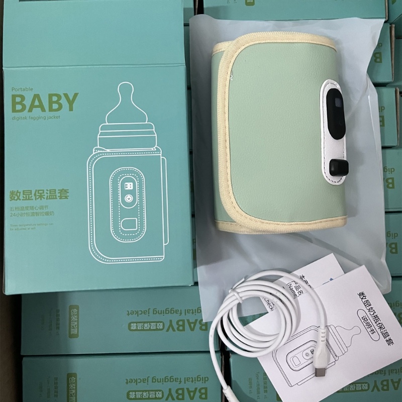 Bình giữ nhiệt trẻ em di động Mùa đông bên ngoài USB Feed Chai cách nhiệt