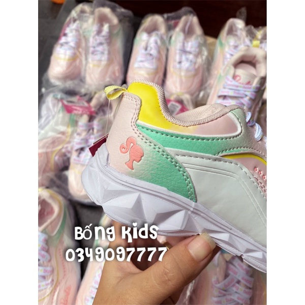 Giày Sneakers Bé Gái Barbie Siêu Nhẹ