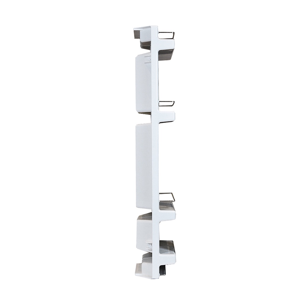HomeBase QUEEN Giá nhà tắm bằng nhựa có 4 tầng Thái Lan SH-CABL-W04-WT W32xD15xH92 Cm màu trắng