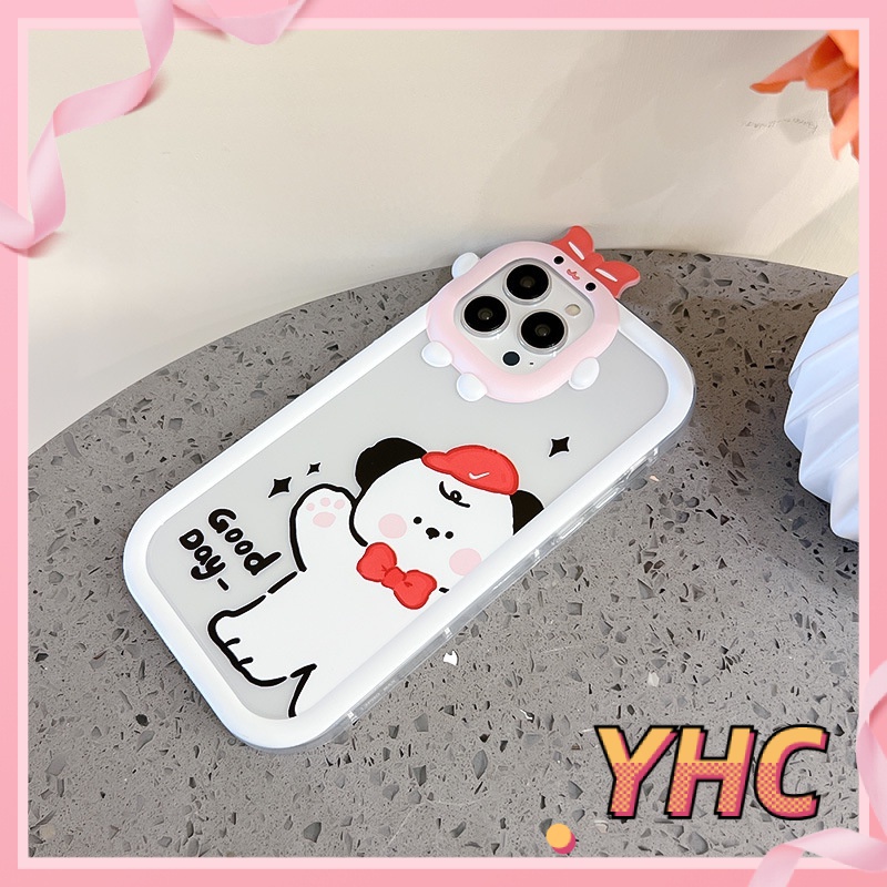 Ốp lưng Ống kính quái vật nhỏ nơ phim hoạt hình dễ thương iPhone 6 / 6S / 6splus / se / 7 / 7plus / 8 / 8plus / X / xs / xsmax / 11 / 12 / 13 / 14 / Plus / Pro /pro max-6005