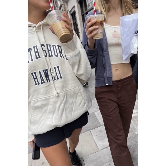 Áo nỉ NORTH SHORE HAWAII hoodie có mũ trùm đầu