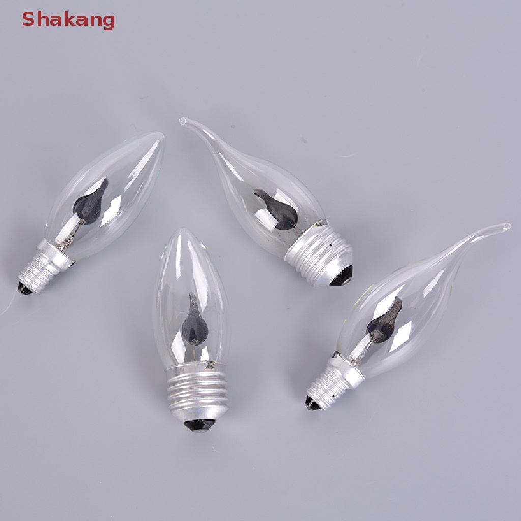 Skk E27 E14 Đèn LED Đốt Hiệu Ứng Lửa Trang Trí Ngọn Lửa Bóng Đèn SKK