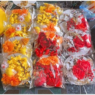 Nguyên liệu làm tháp bánh kẹo , nước ngọt
