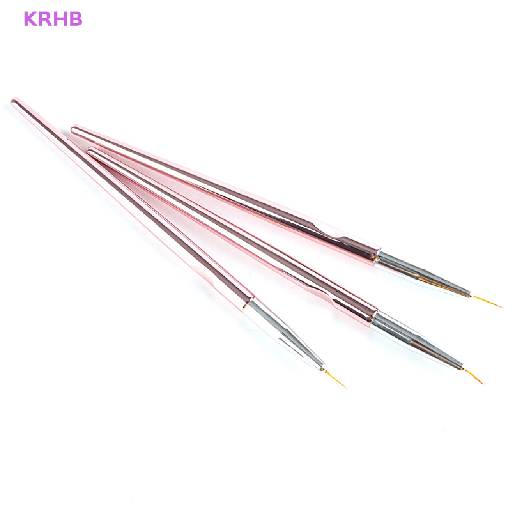 Set 3 Cọ Vẽ Trang Trí Móng Tay Nghệ Thuật Mới