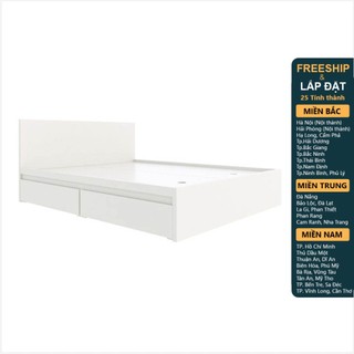 Molteni, giường ngủ 2 hộc tủ, 1m2 bed_001, 210x35cm, scandi home