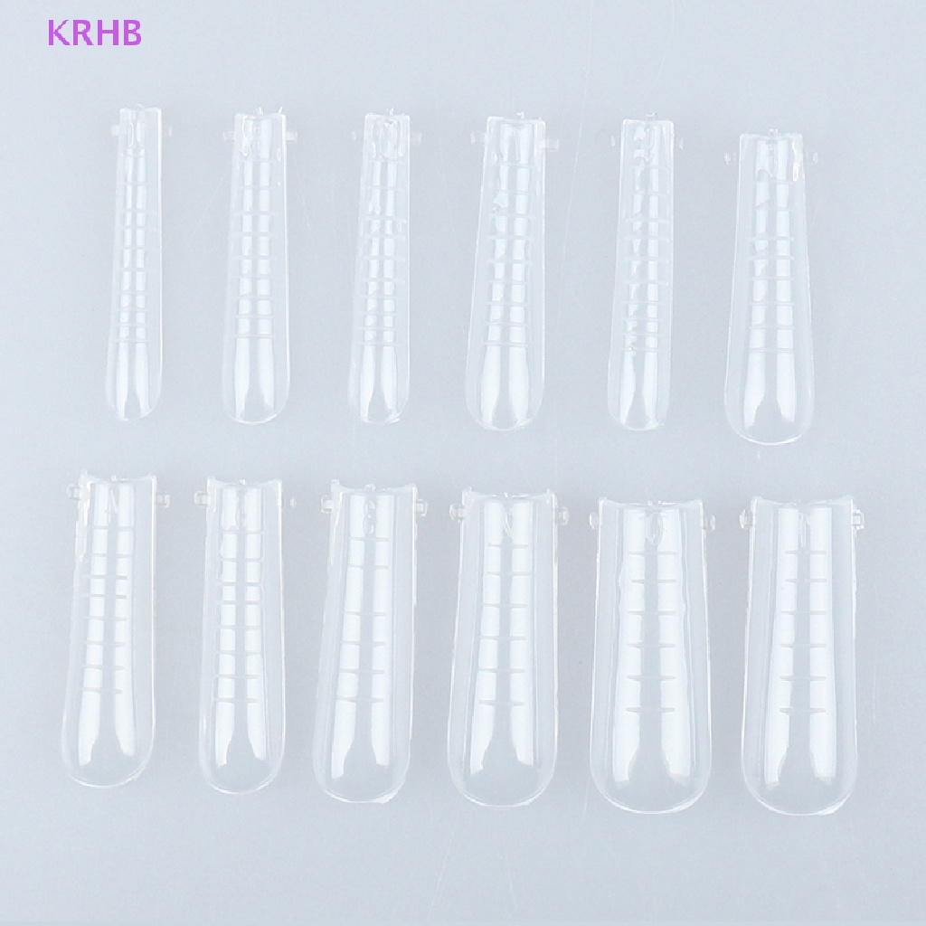 Set 120 Móng Tay Giả Trong Suốt Dùng Trang Trí Nghệ Thuật Làm Móng Nghệ Thuật Mới