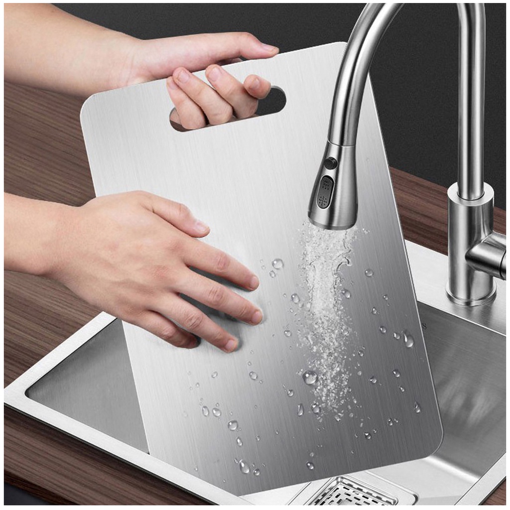 [Size To] Thớt inox kháng khuẩn SUS 304