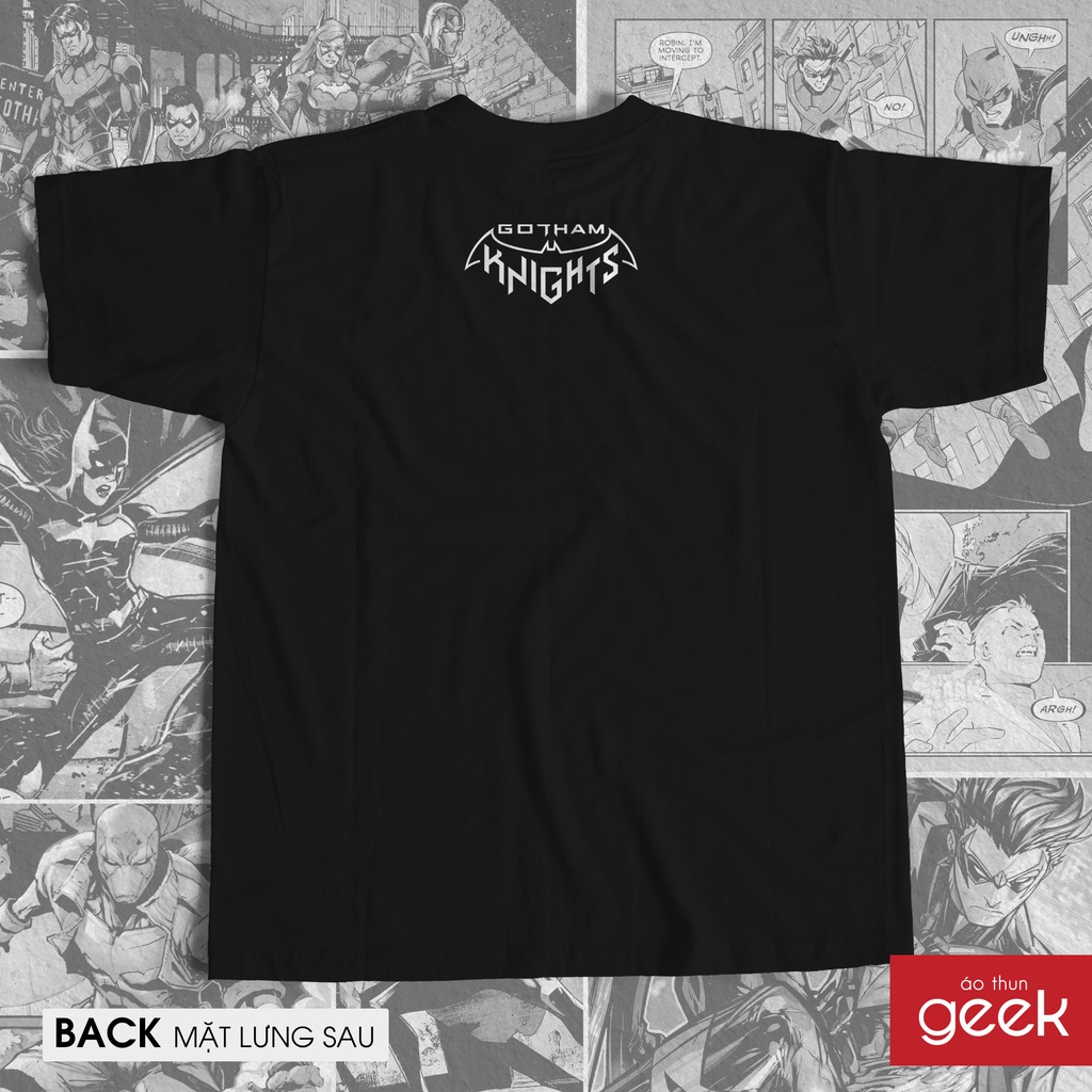 Áo thun Unisex hình Gotham Knights - NightWing sắc nét, 100% Cotton vải dày, siêu mịn.