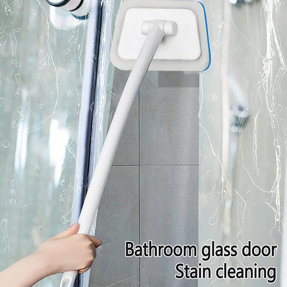 Bàn Chải Xốp Cán Dài Vệ Sinh Sàn Nhà Tắm / Kính Cửa Sổ Đa Năng Tháo Rời Được