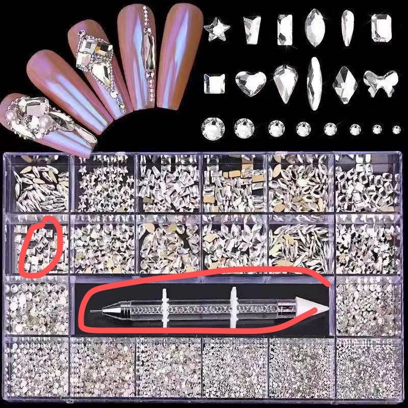 Sét đá khối siêu to mix đá viên nhỏ kèm siêu sáng