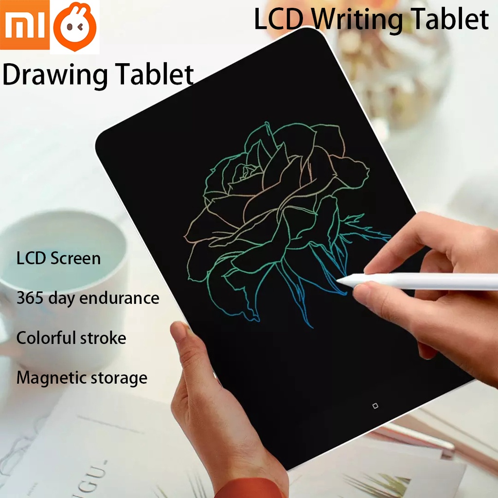 Bảng Vẽ Điện Tử LCD Xiaomi Xiaoxun 10 / 13.5 Inch Cho Bé ， bảng vẽ full màn hình 93.4%, đa màu sắc sử dụng, điều chỉnh linh hoạt