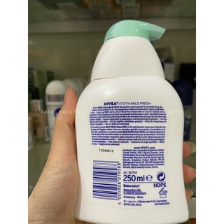 Dung dịch vệ sinh phụ nữ Nivea Intimo Đức 250ml - 𝐓𝐚𝐏𝐨 𝐇𝐚̀𝐧𝐠 Đ𝐮̛́𝐜