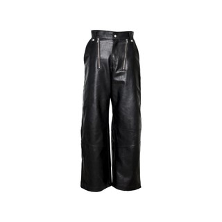 Quần trousers snazzy unisex chất liệu da pu chính hãng - leather trousers