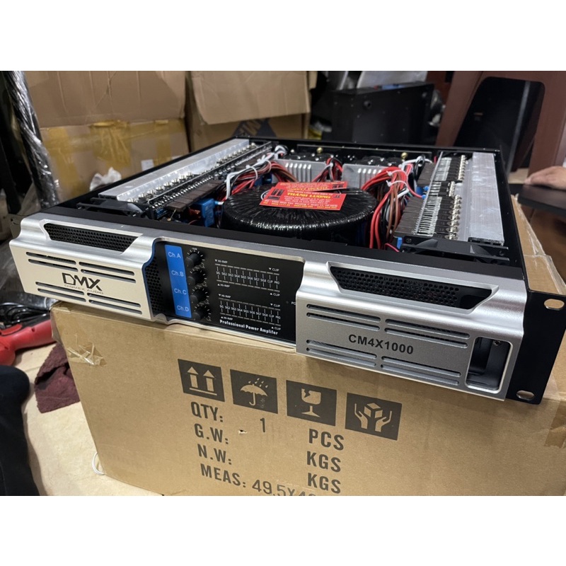 Đẩy công xuất dmx .1800w 1 kênh.