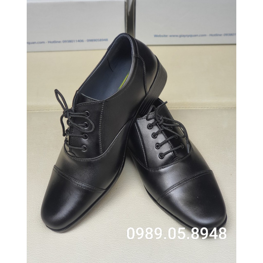 [ Giao ngay HCM ) GIÀY DA NAM  DA BÒ THẬT 100%, CÓ KHÂU ĐẾ, BẢO HÀNH 12 THÁNG