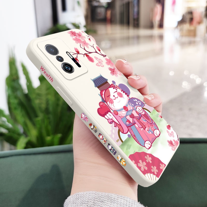 Ốp Điện Thoại Họa Tiết Mèo Dễ Thương Cho xiaomi mi 13t 12t 11t 10t pro lite mi 9t pro