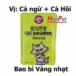 Pate cho mèo Wanpy Happy 70gr