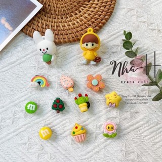 Set sticker | charm | jibbitz gắn dép sục crocs - jb55