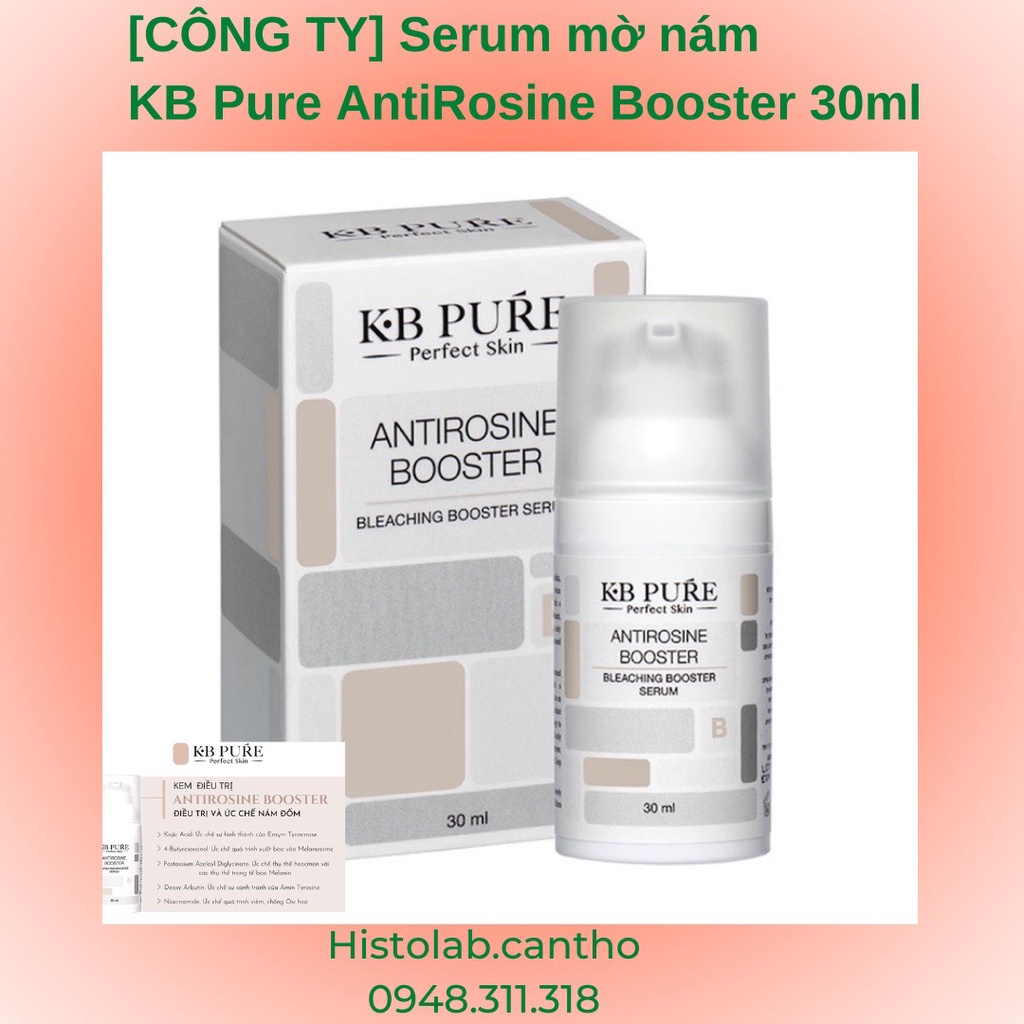 Serum mờ nám KB Pure AntiRosine Booster 30ml
