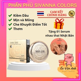 🌸 Phấn Phủ Nền Kiềm Dầu Sivanna Colors Chính Hãng - Date mới nhất