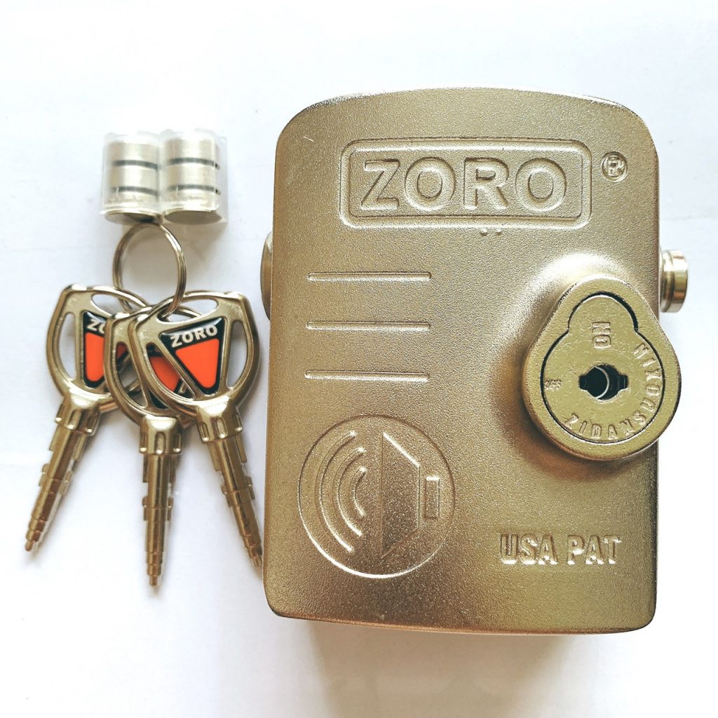 Ổ KHÓA CHỤP BÁO ĐỘNG CHỐNG TRỘM ZORO AL-80