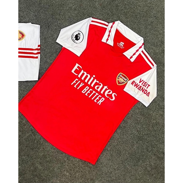 Bộ Quần Áo Đá Bóng Arsenal 2022/2023 Đỏ Trắng