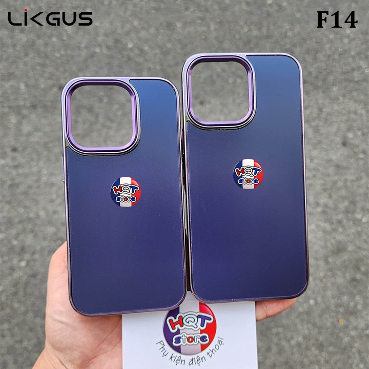 Ốp lưng độ 14 Likgus F14 cho IP 14 Pro Max / 14 Pro / 13 Pro Max / 12 Pro Max