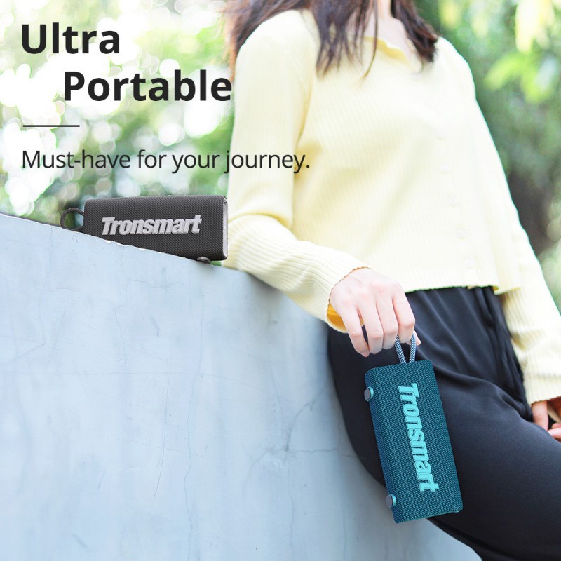 Loa Bluetooth Tronsmart Trip Chống nước IPX7 Thời lượng pin 20 giờ, tích hợp Micro - Bảo hành 12 tháng
