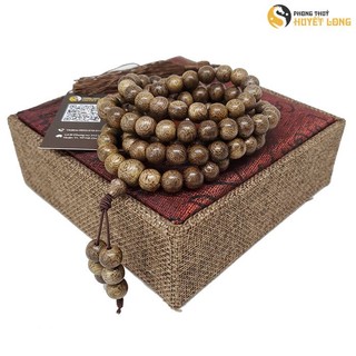 Vòng tay trầm hương chuỗi tràng hạt 108 hạt tự nhiên, vòng trầm hương tốc việt
