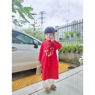 áo dài tết cho bé gái