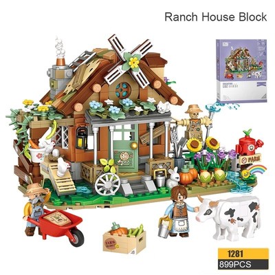 Bộ đồ chơi tự lắp ráp LOZ mô hình nông trại -Farm House-1281