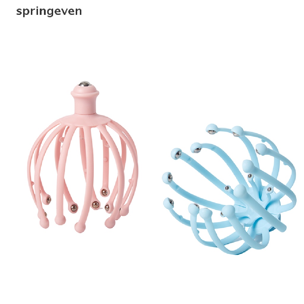 1 Bộ Dụng Cụ Massage Đầu Với 18 Ngón Tay Giúp Giảm Căng Thẳng