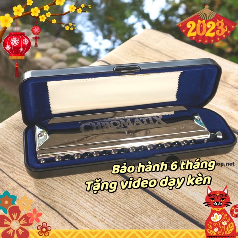 Kèn Harmonica SUZUKI CHROMATIX SCX-64 (16 LỖ) cao cấp