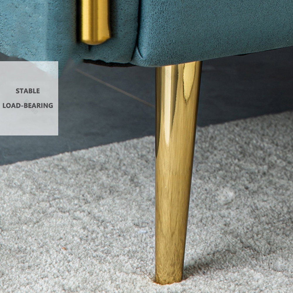 10~40CM Chân đồ nội thất bằng kim loại có thể điều chỉnh 360° Hình nón xiên Chân ghế sofa phong cách châu Âu