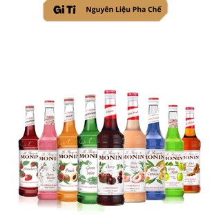 Siro Monin | Syrup Monin Đầy Đủ Mùi chai 700ml | Monin Đào | Monin Vải