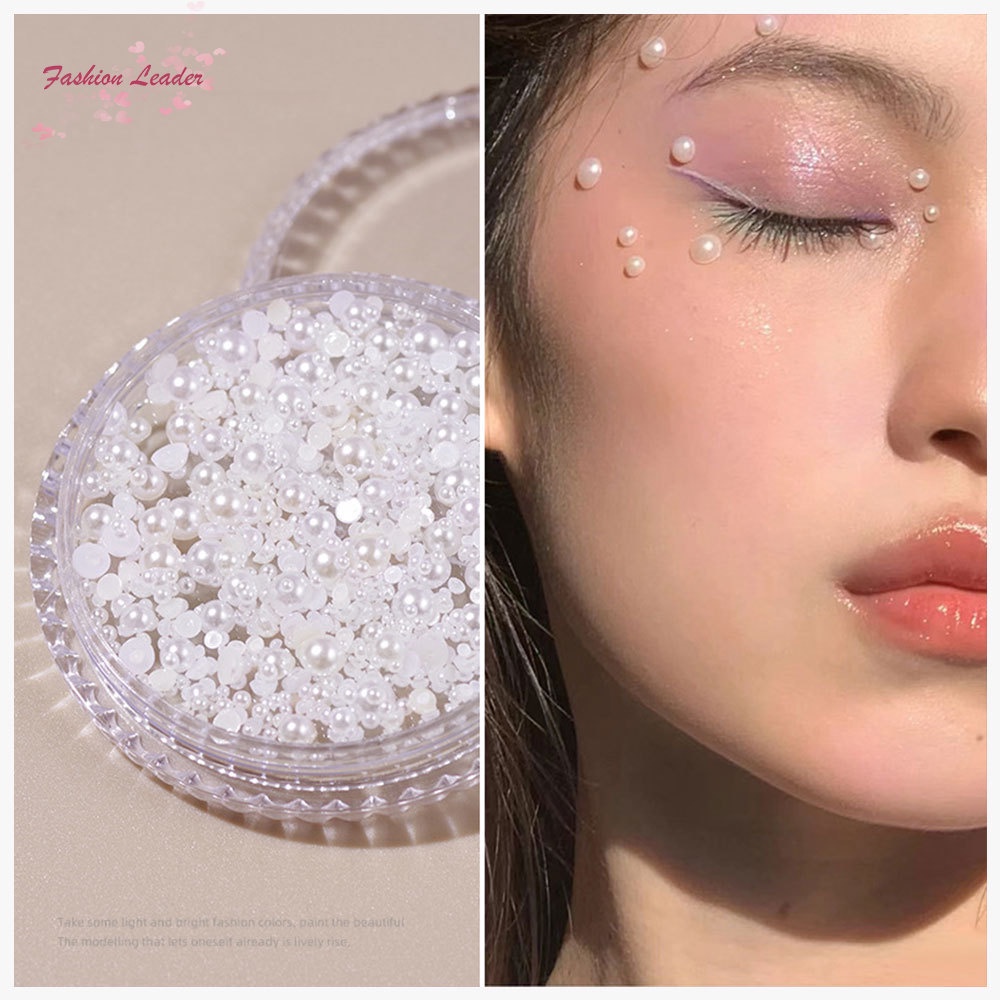 Miếng Dán Hình Xăm Ngọc Trai Trắng 3D DIY