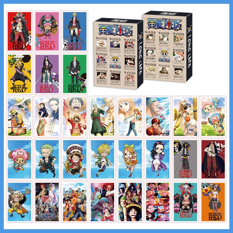 Hộp 30 Ảnh Lomo Card Phim Hoạt Hình ONE PIECE