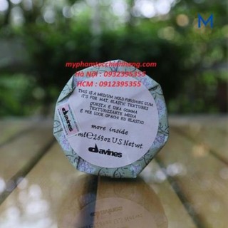 [ SALE 12.12 ] SÁP DAVINES MEDIUM HOLD GUM GÔM GIỮ NẾP KẾT CẤU MỜ 75ml
