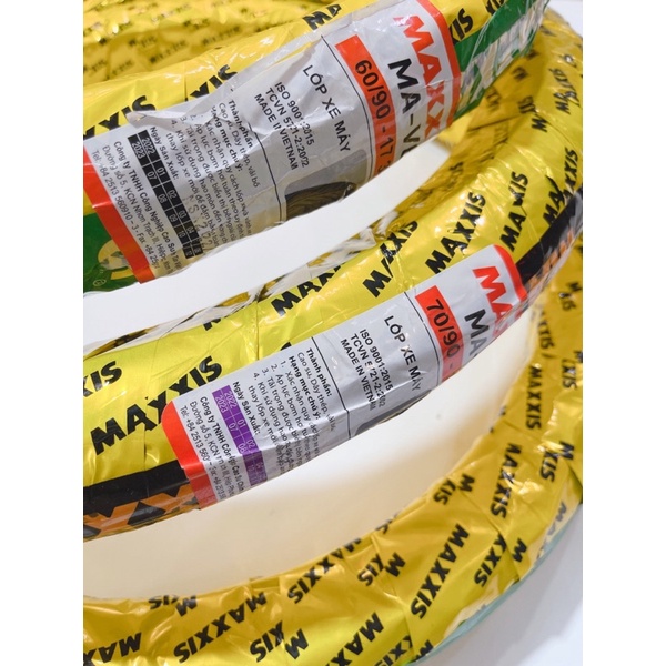 Vỏ lốp xe Maxxis gai xương cá sử dụng ruột  size 60/90.17 -> 80.90/17