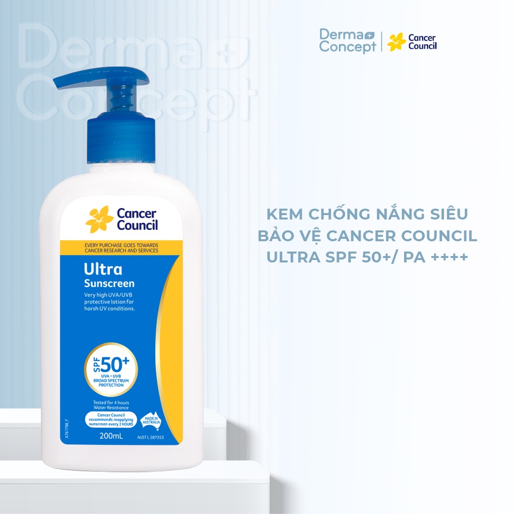 Kem chống nắng Siêu bảo vệ Cancer Council Ultra SPF 50+/ PA++++