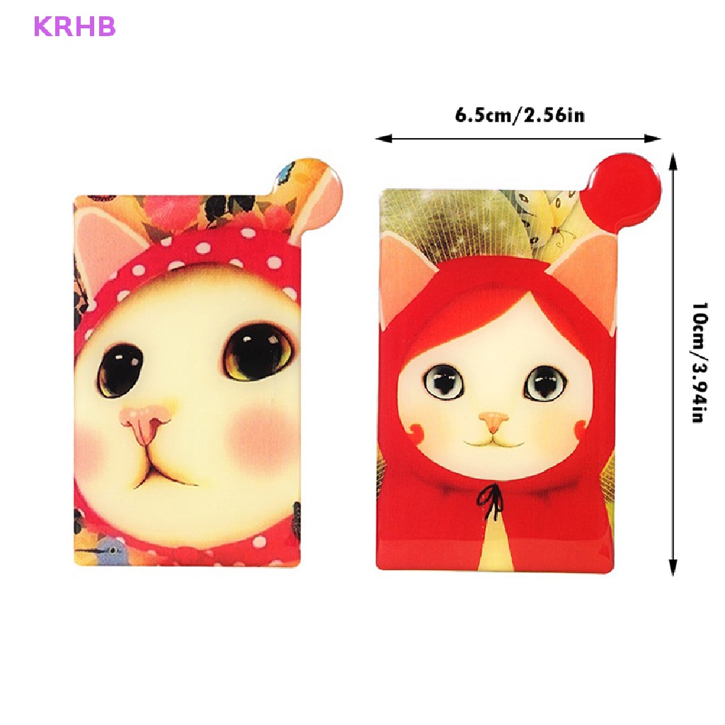 Gương Trang Điểm Cầm Tay Mini KRHB Bằng Thép Không Gỉ Mới